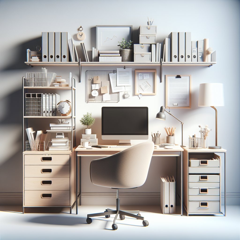 How to Create an Organized Home Office Workspace in a Small Room