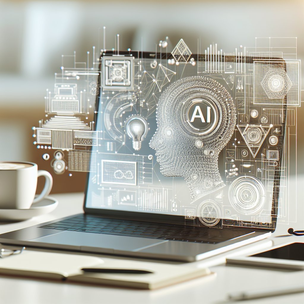 Boost Productivity in Your Freelancer Workspace Using Laptop, Coffee, and AI