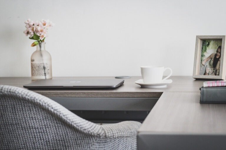 organized home office workspace